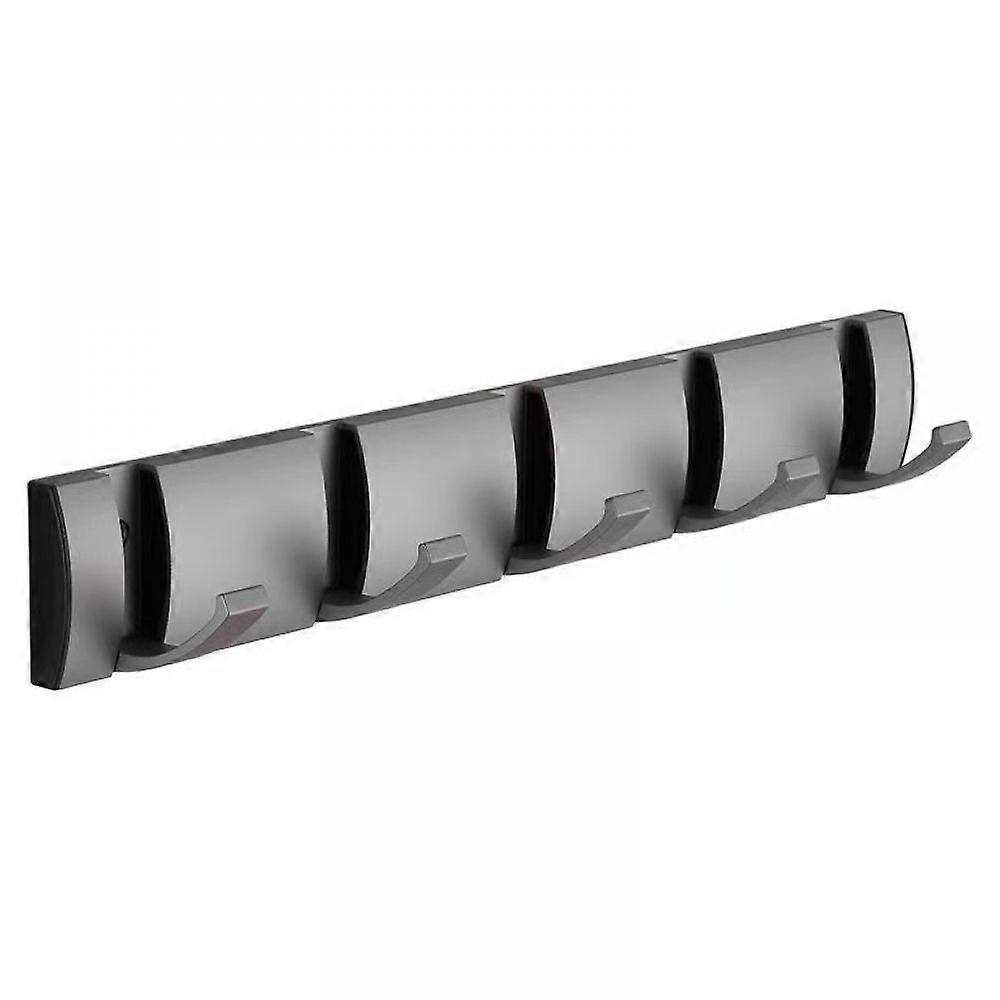 Space-Saving Coat Hook Rack, Durable Metal Hooks for Multiroom Use