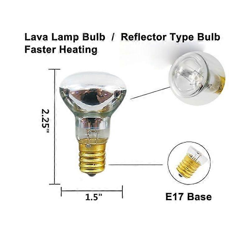 Replacement Lava Wax Lamp Heating Bulb R39 E17 Reflector Spotlight Heating Bulb