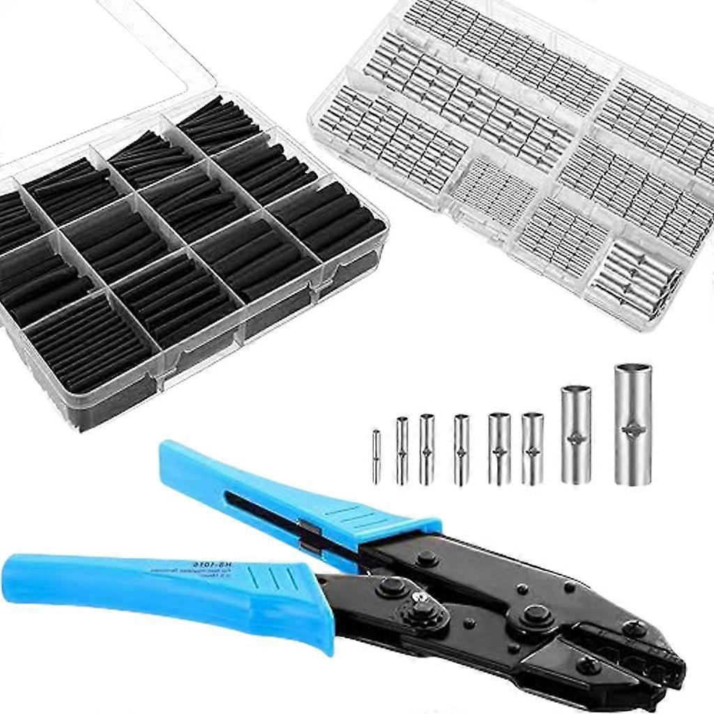 Sturdy Wire Splices Set Includes Butt Connectors and Heat Shrinks Tubing