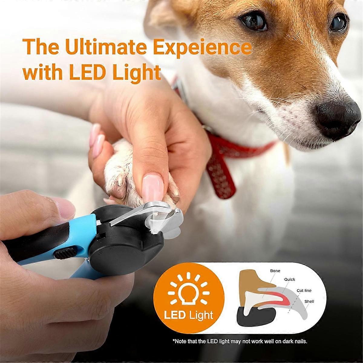 Pet Nail Clippers with Light, Lighting Nail Clipper Kit