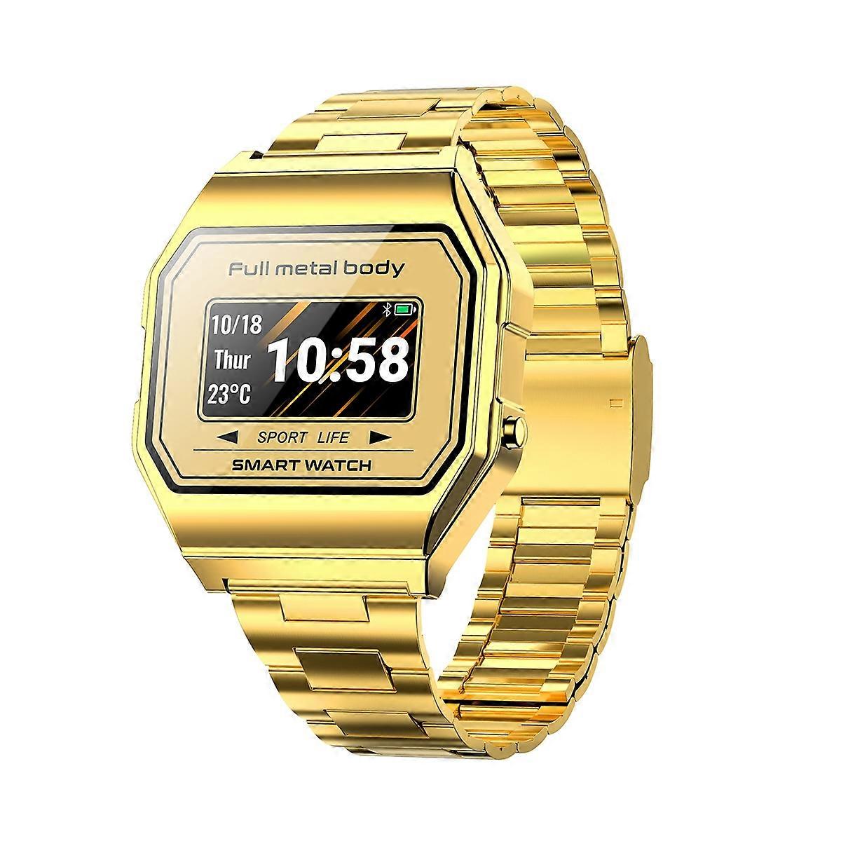 KW18 IP67 0,96 pouce Montre intelligente à écran couleur en acier