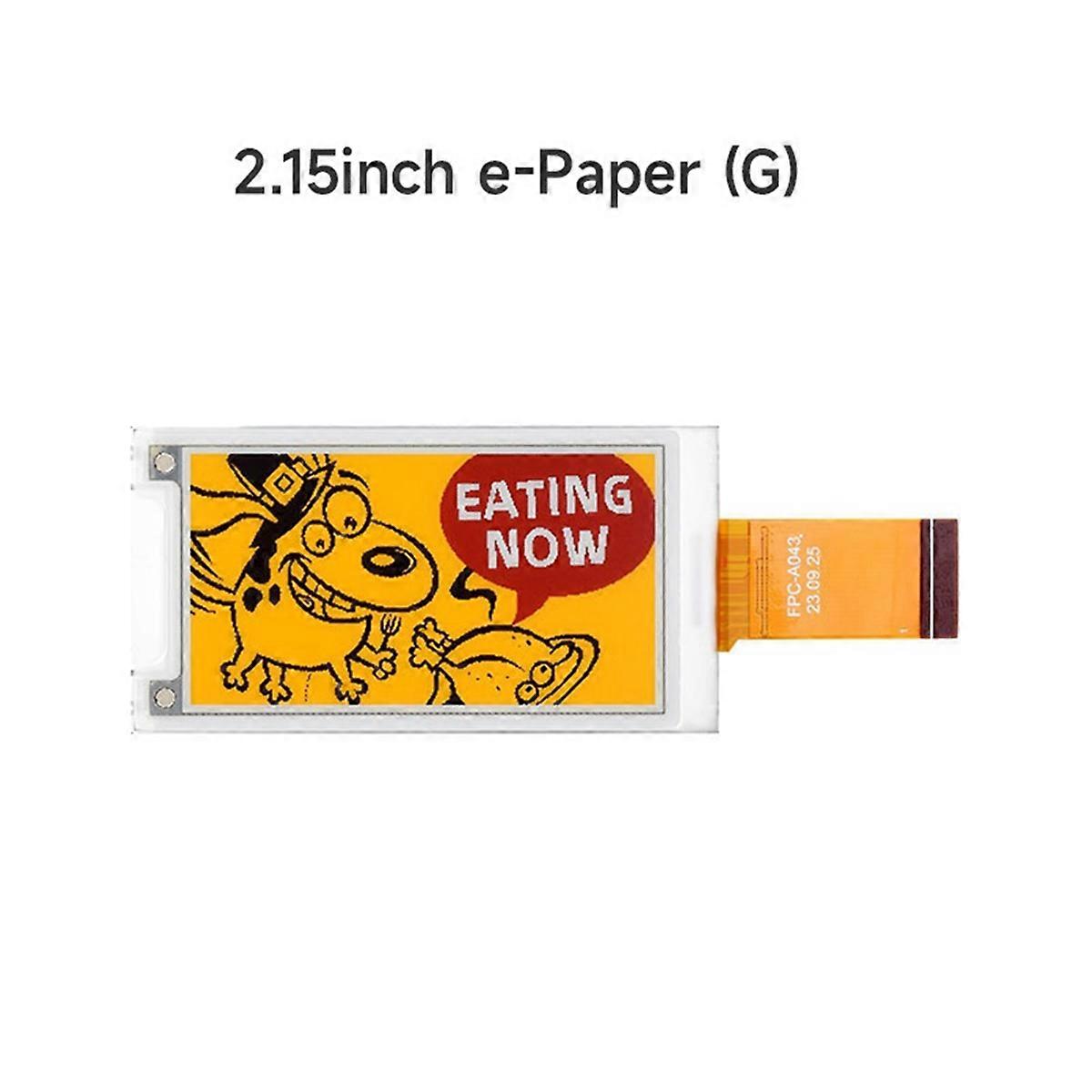 2.15inch E-Paper Display (G), E-Ink Display, 296x160 Pixel