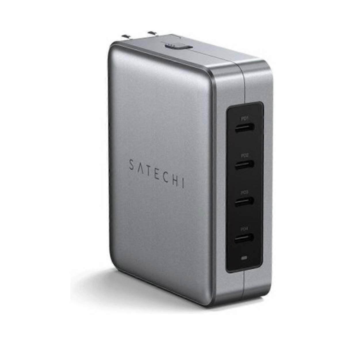 145W PD Charger with 4 Practical USB-C Ports, Grey