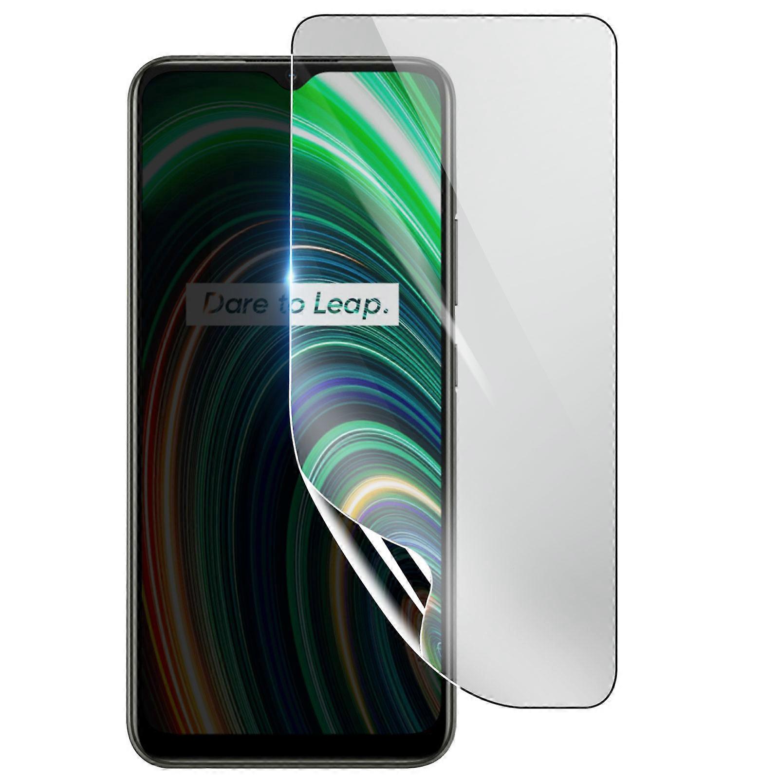 Shockproof Hydrogel Screen Protector for Realme C25Y, Transparent