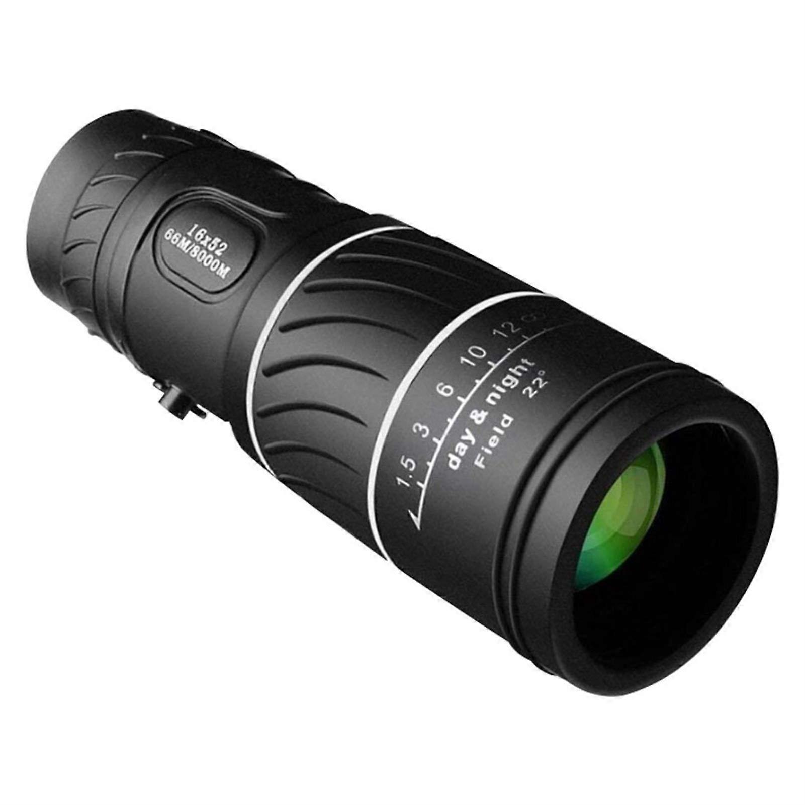 Portable Monocular Telescope 16X52 High Power Long Range Zoom for Bird Watching Outdoor, Includes Carry Bag and Manual