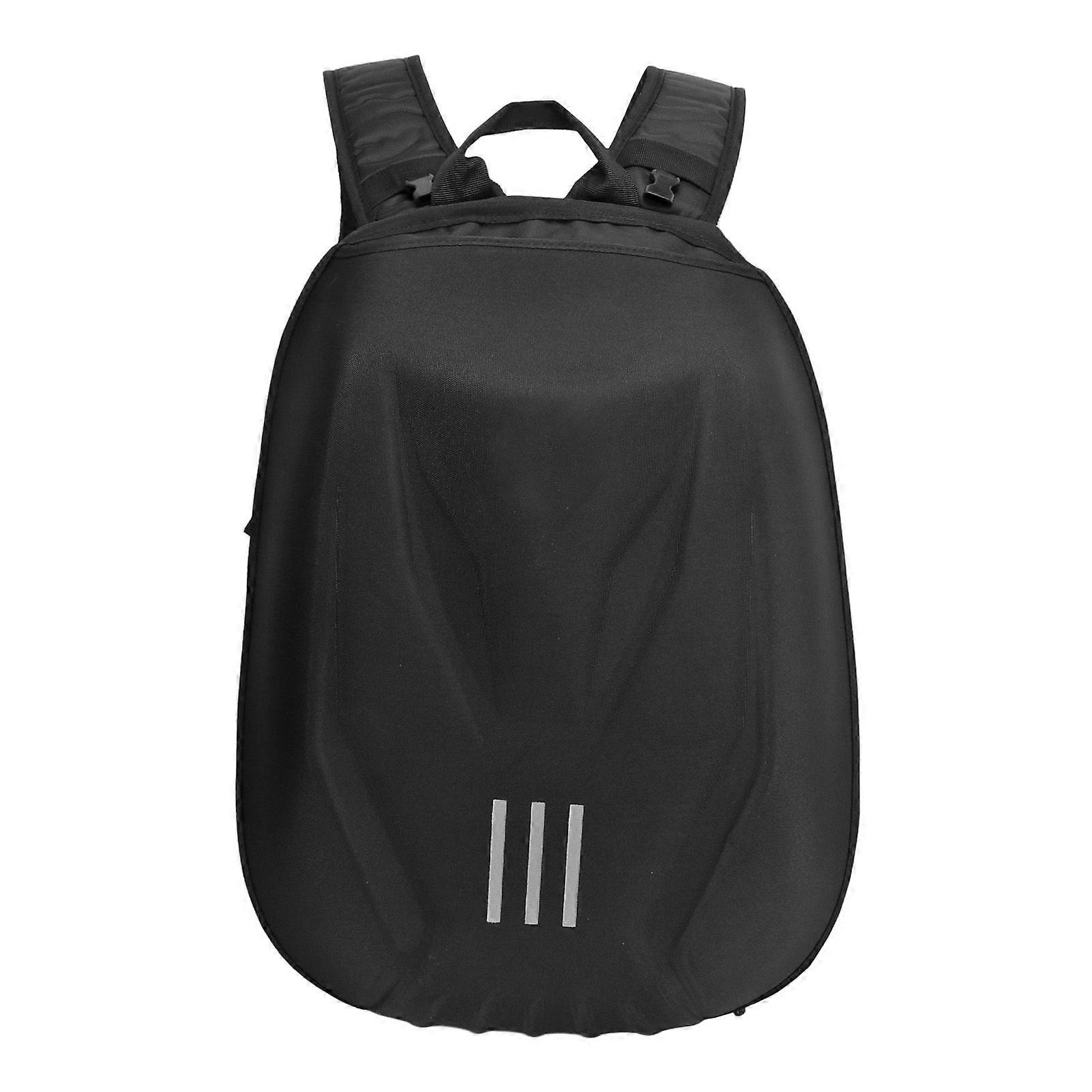 Borsa per casco da moto fondo espandibile borsa da viaggio antiurto di grande capacità per moto da cross nera