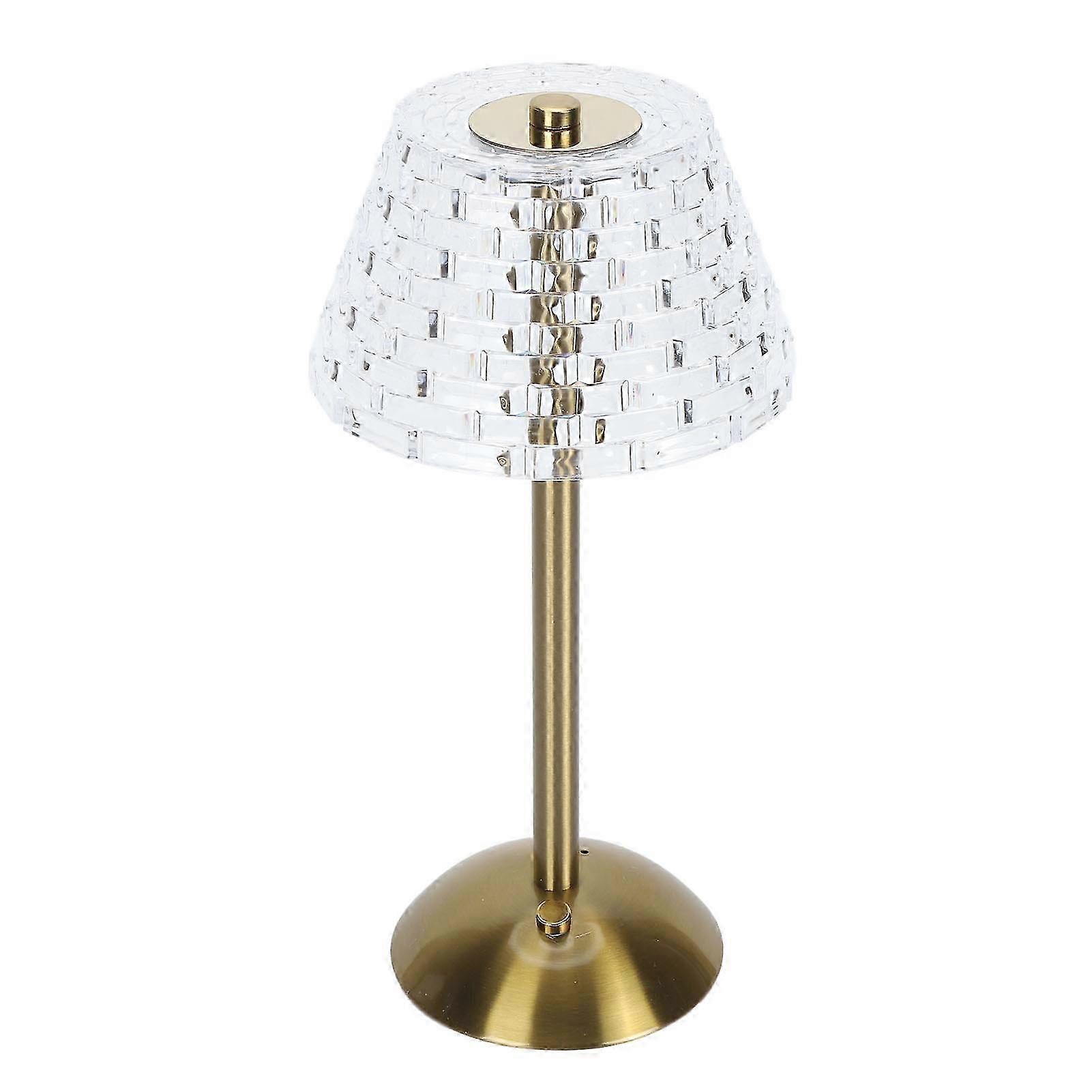 LED Table Lamp 3 Colors Adjustable Multifunctional Touch Control Portable Bedside Lamp