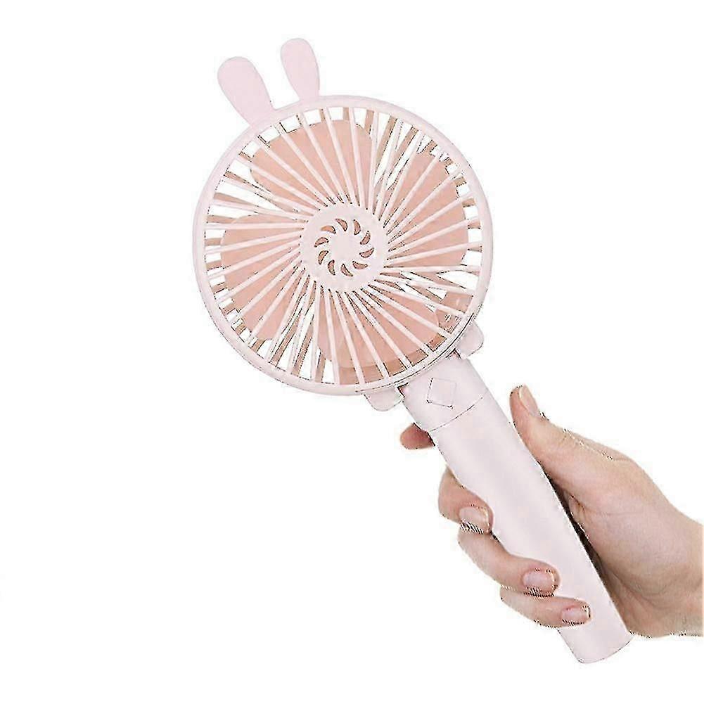 Ventilatore elettrico portatile portatile (rosa)