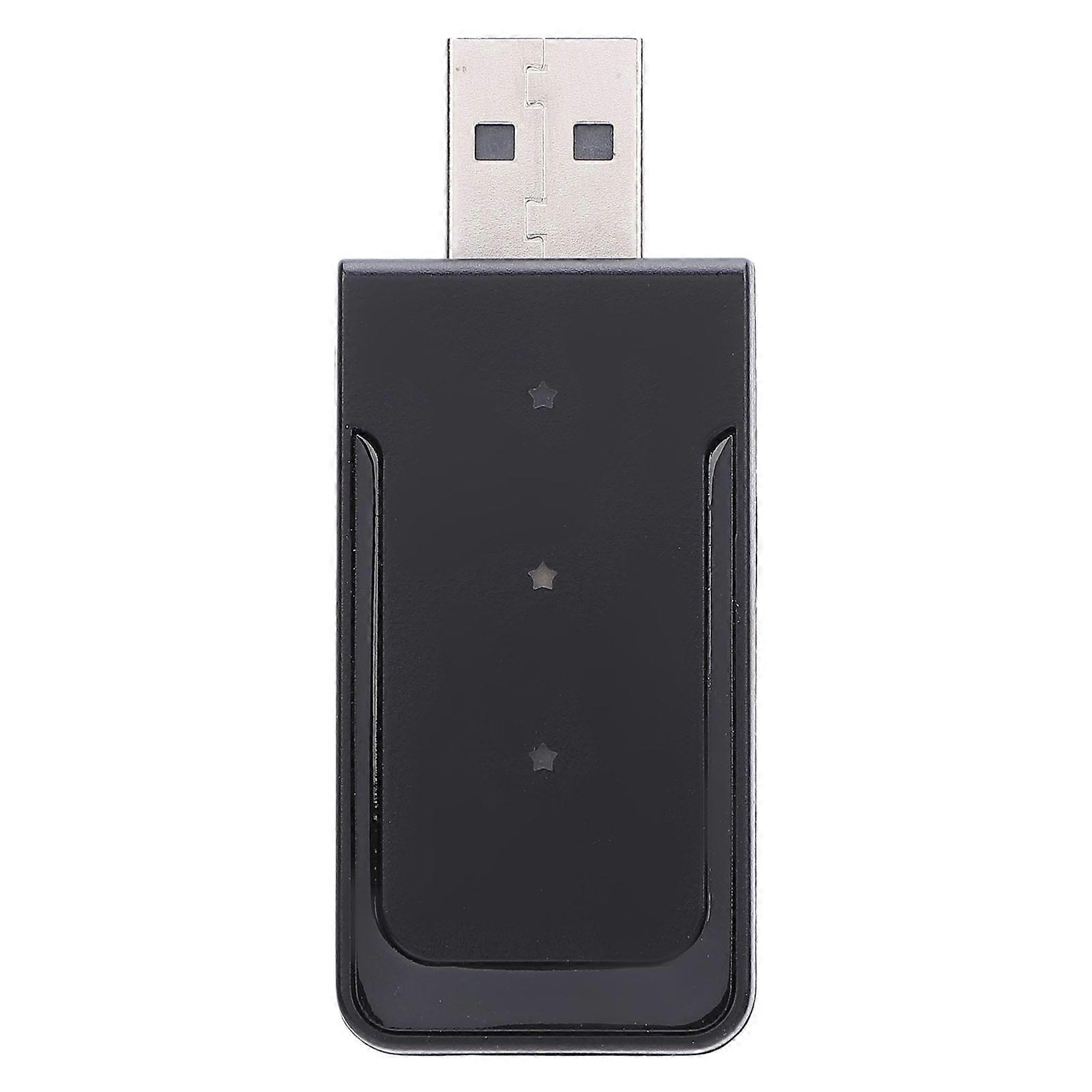 Car Wireless Adapter 2 in 1 Compact Portable 1 Key Switching Auto Wireless Adapter