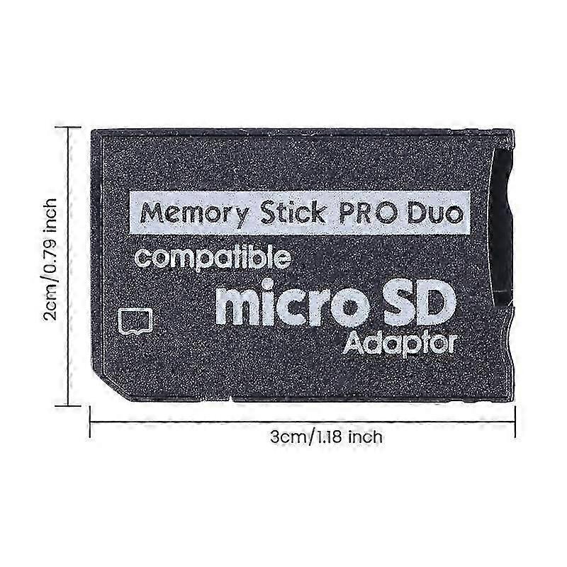 Mini MicroSD TF to Adapter SD SDHC Card Reader for & PSP Series
