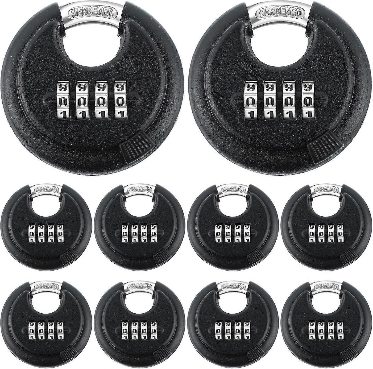 High quality brand new  4 Digit Combination Locks Stainless Steel Code Disc Lock