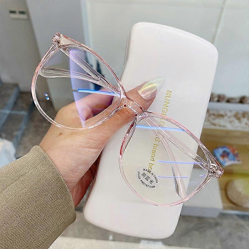 2022 Transparent Computer Glasses Frame Women Men Anti Blue Light Round Eyewear Blocking Glasses Optical Spectacle Eyeglass
