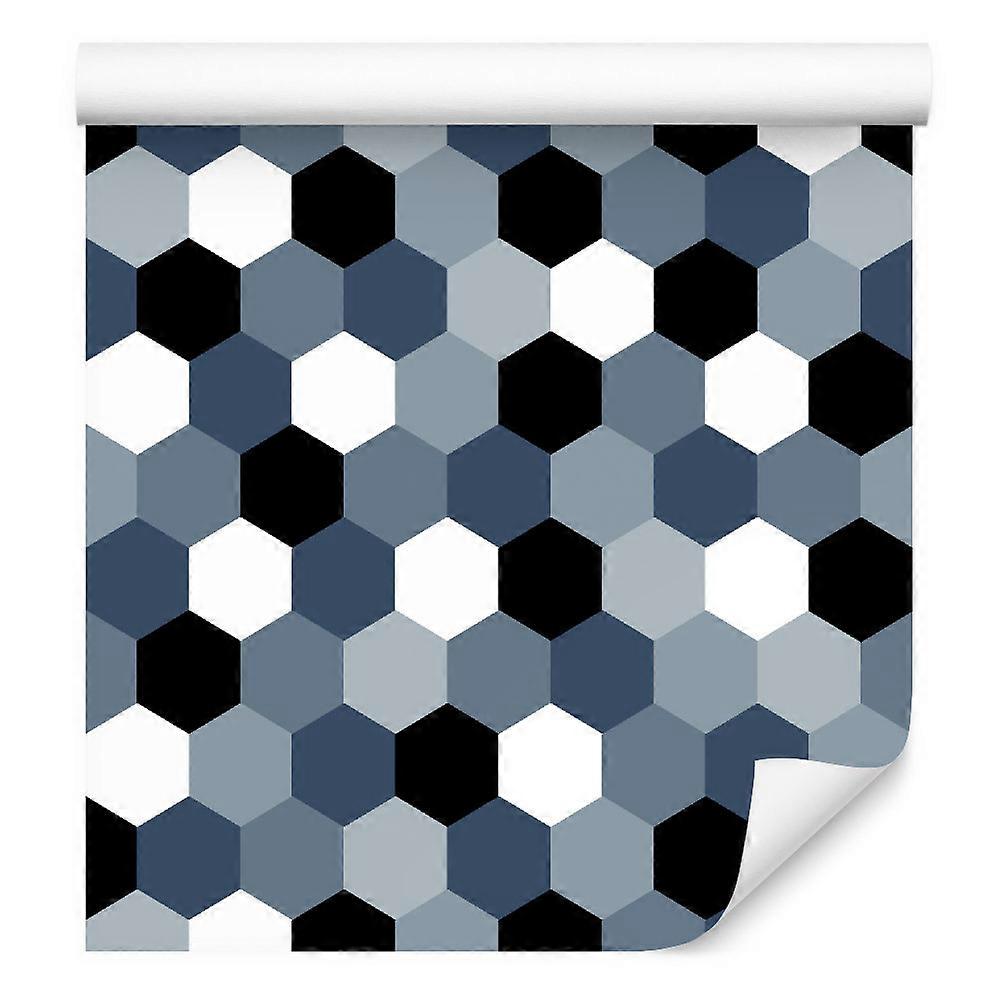 Wallpaper Roll Geometric Model Abstract Modern Style