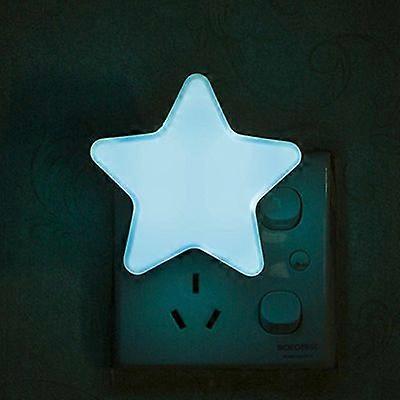 Mini Cute Star LED Night Light EU/US AC110-220V Pulg-in Socket Bedside Wall Lamp Light Sensor Control Children kids Night Lamp