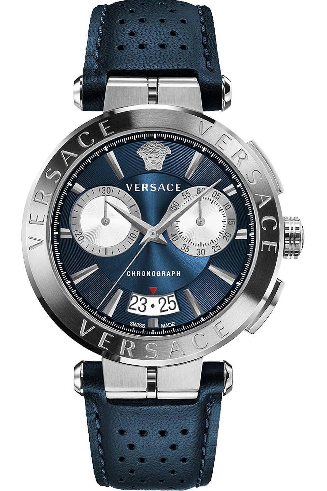 Versace VE1D02223 - Leather Male Quartz Chronograph