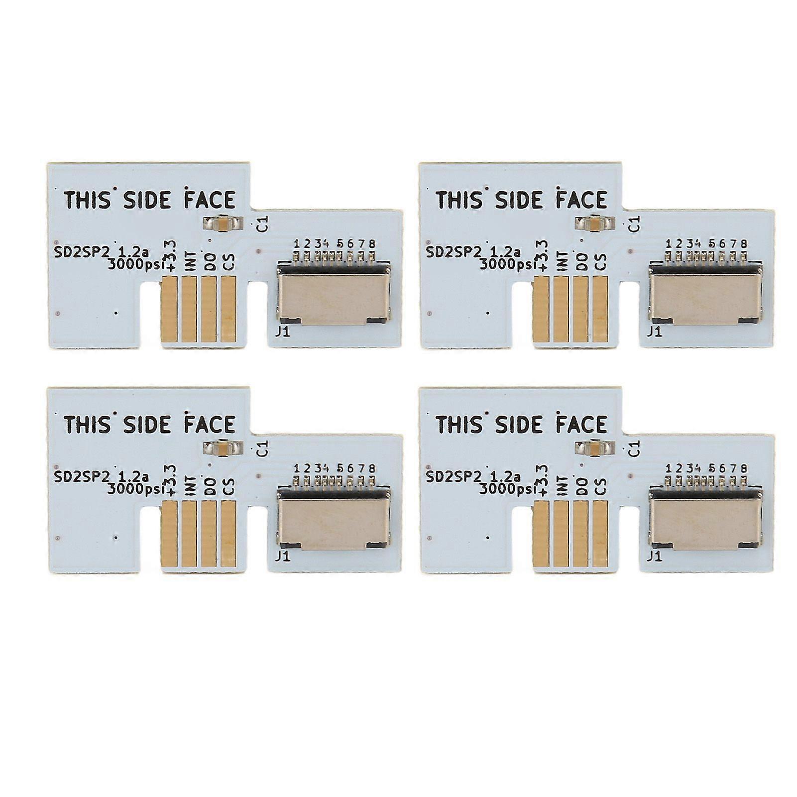 Console Micro Storage Card Adapter Game Console Memory Card Reader for GC SD2SP2 SDLoad SDL 4pcs White