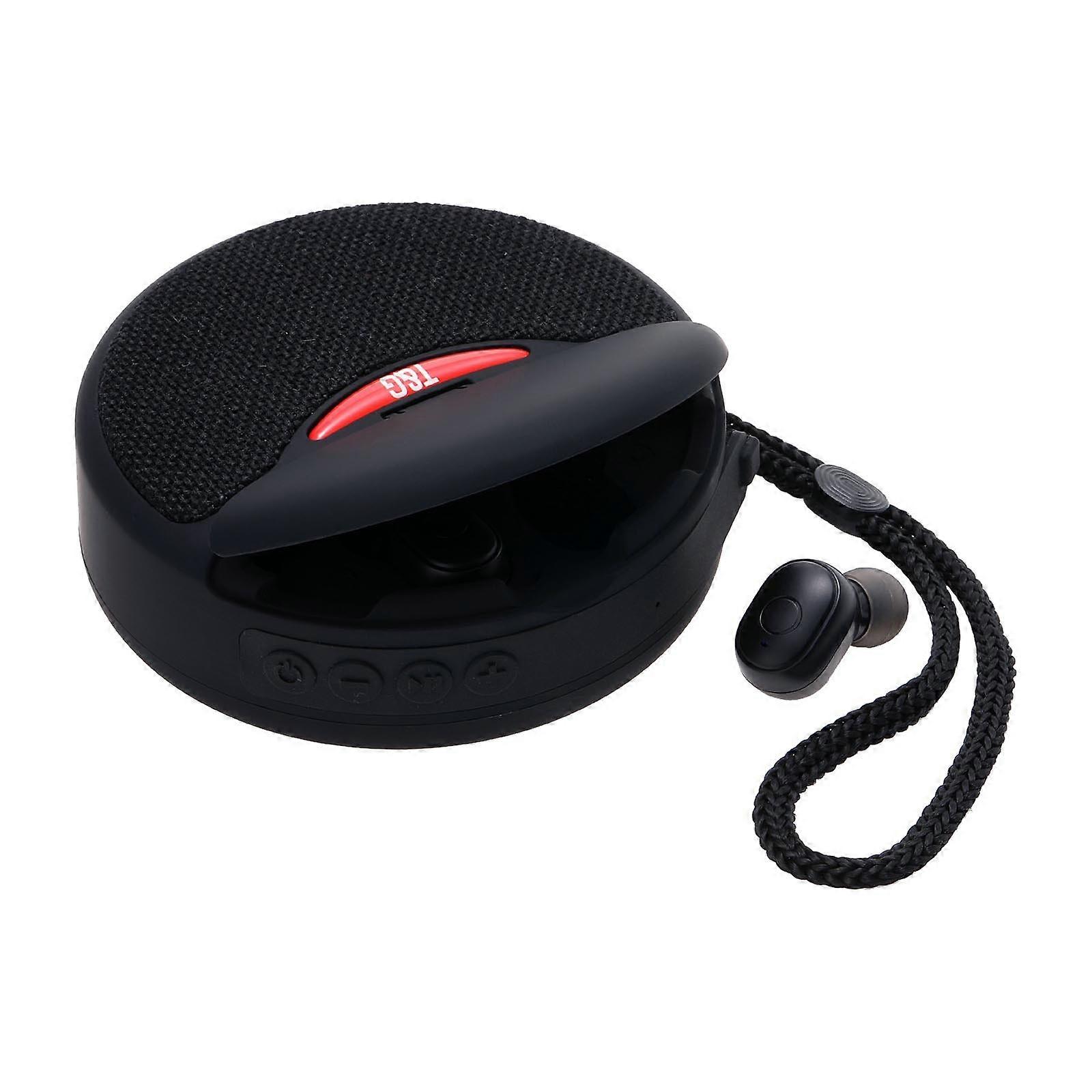 Mini Wireless Bluetooth Speaker Wireless Earphone Two-in-One Stereo Hands-Free Earbuds