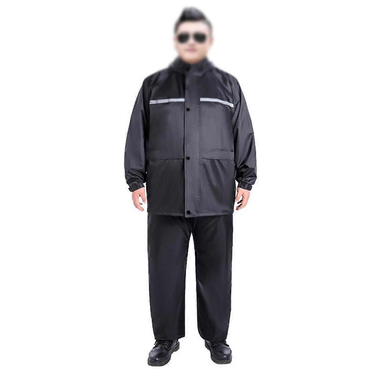 Raincoat Rain Pants Set and QuickDrying Split Extra Size Wet Weather Protection for Men and Woman