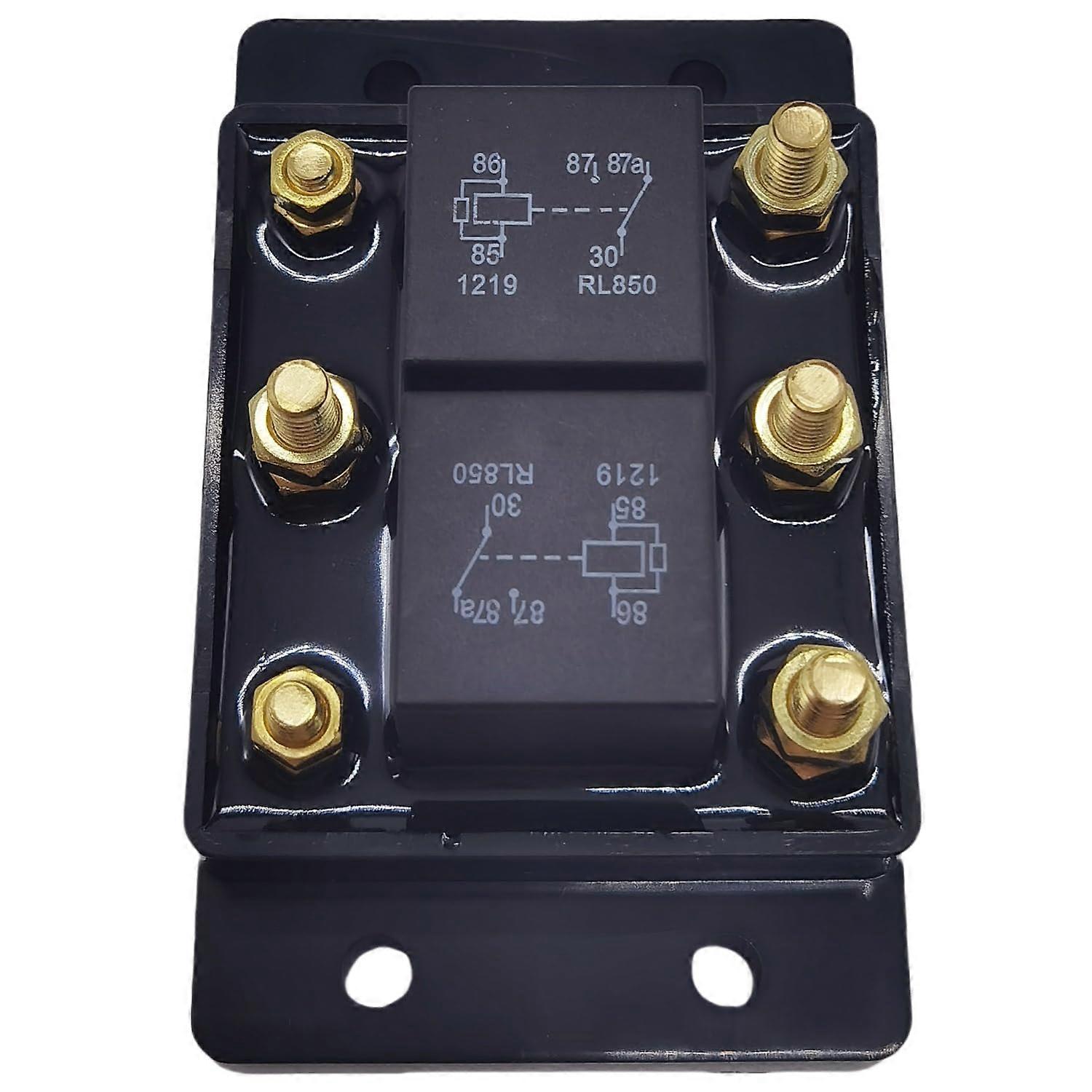 12V Forward Reverse Relay Module Six Terminal Fit for Tarp and Winch Motor Snow Plow Replace 5541100 ATP0110