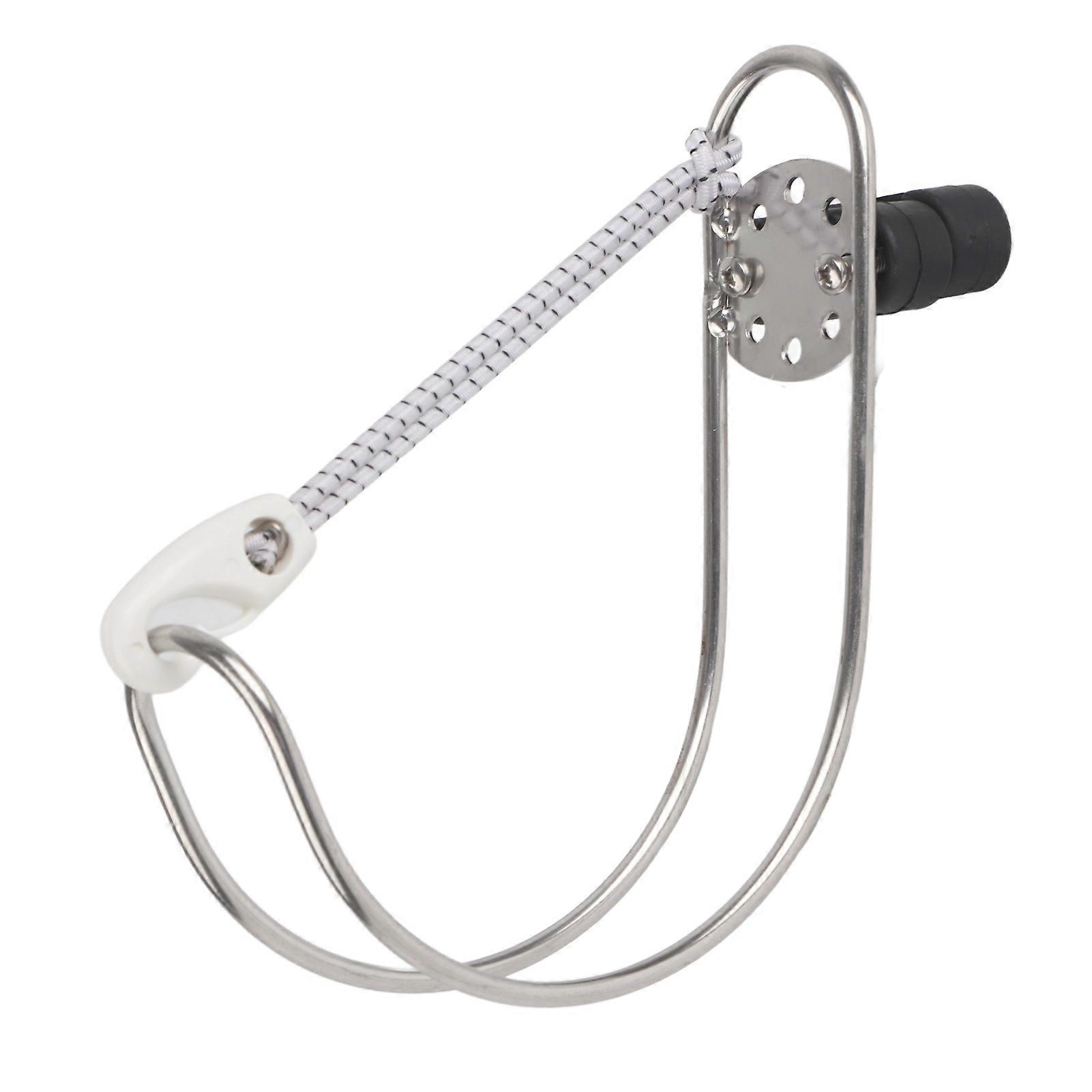 Support de bouée de sauvetage en acier inoxydable de 4,5 pouces, support en fer à cheval pour bateau marin