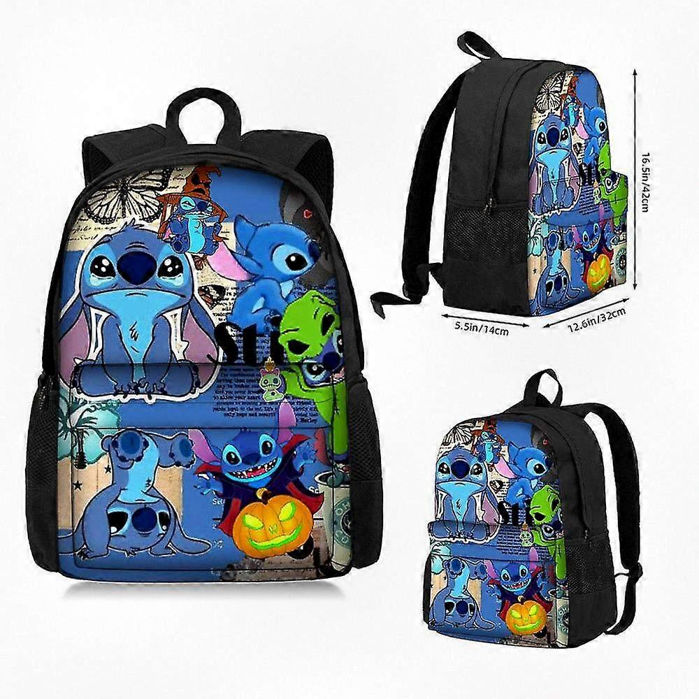 Stylish stitched design backpack suitable for primary and secondary school students