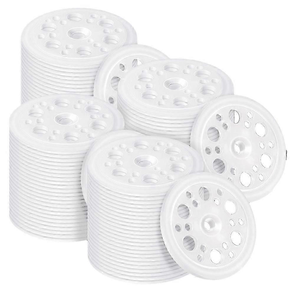 200 Pcs 1.77 Inch/ 45 Mm Plastic Insulation Washers Load Spreading Polypropylene Washers For Fixing Supporting