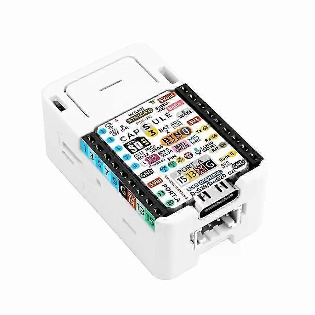 Scheda di sviluppo IoT integrata multifunzione M5Capsule con clock buzzer di memorizzazione a infrarossi IOT BMI270 IMU M5StampS3