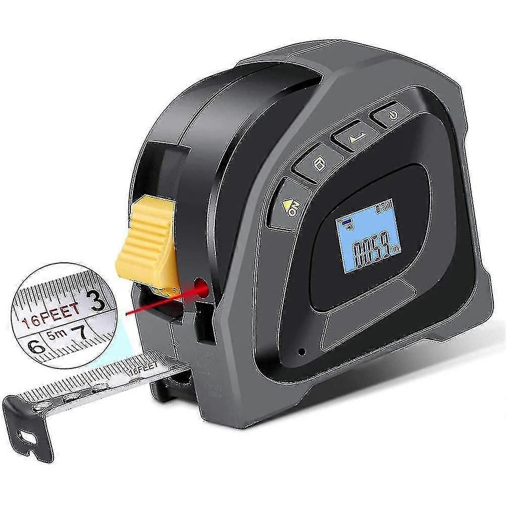 Measuring Tape 16 Feet, Lcd Digital Display, Removable Magnetic Hook