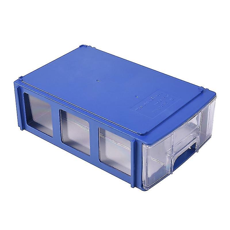 Plastic Small Parts Storage Box Rectangle Container Office Staff Boxes
