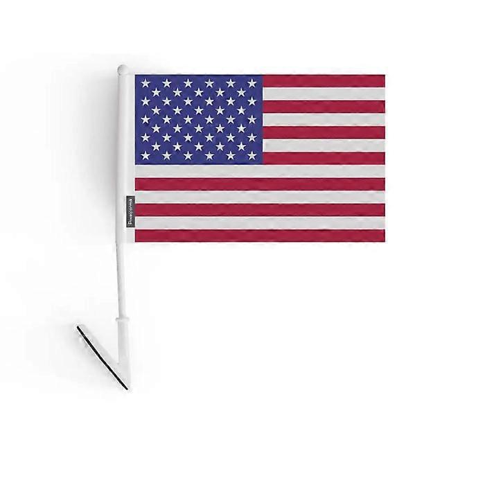 Adhesive Flag – United States – 14 x 21 cm – Flexible Polyester – Easy to Stick – 5 pieces