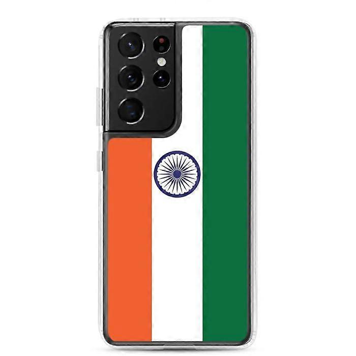 Phone Case - India Flag - Compatible with Samsung Galaxy S21 - Soft Case - Durable and Shockproof - Pixelforma