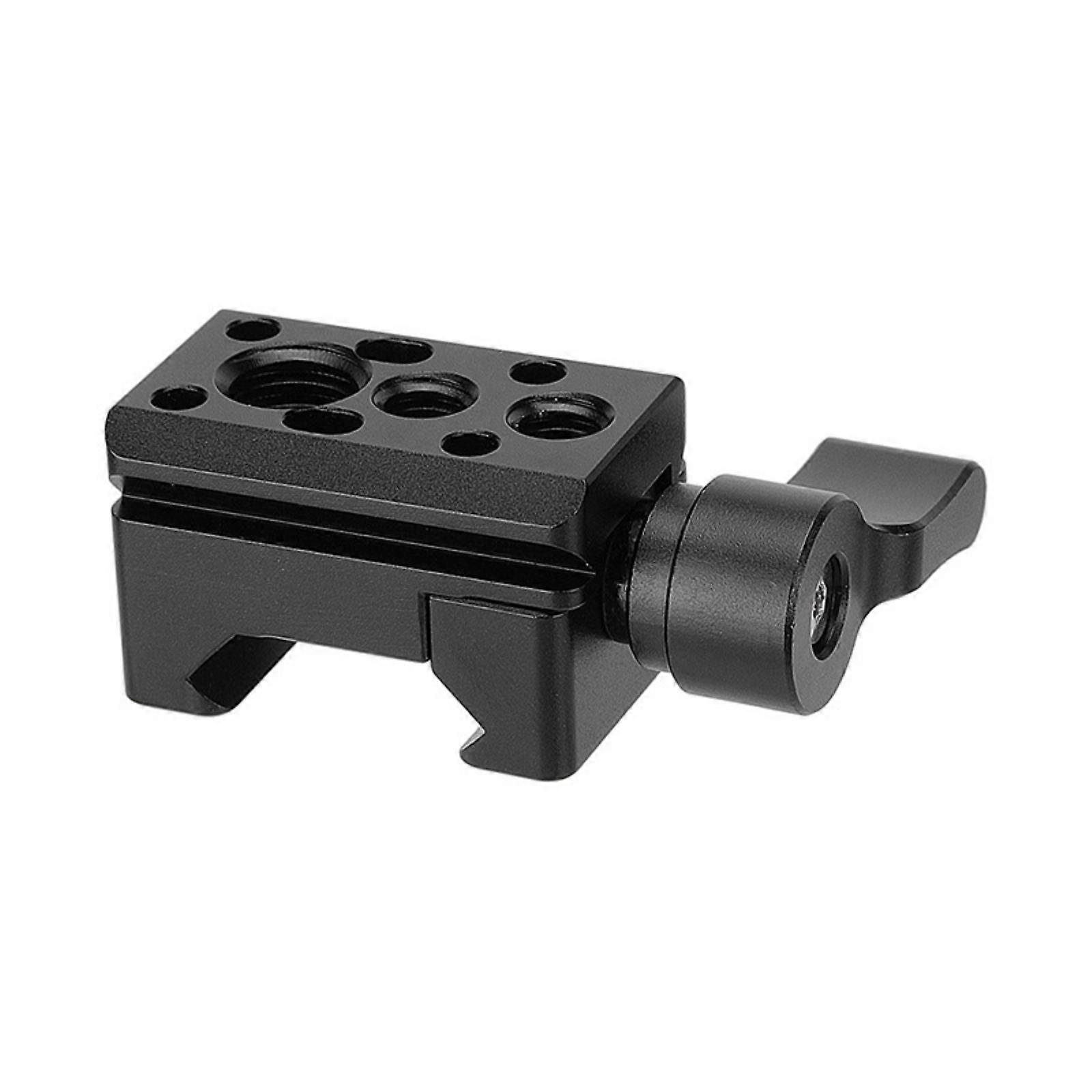 Multifunctional Quick Attach Tube Clamp Standard Rail Clamp with Screw Holes Enhancing Accessory Compatibility