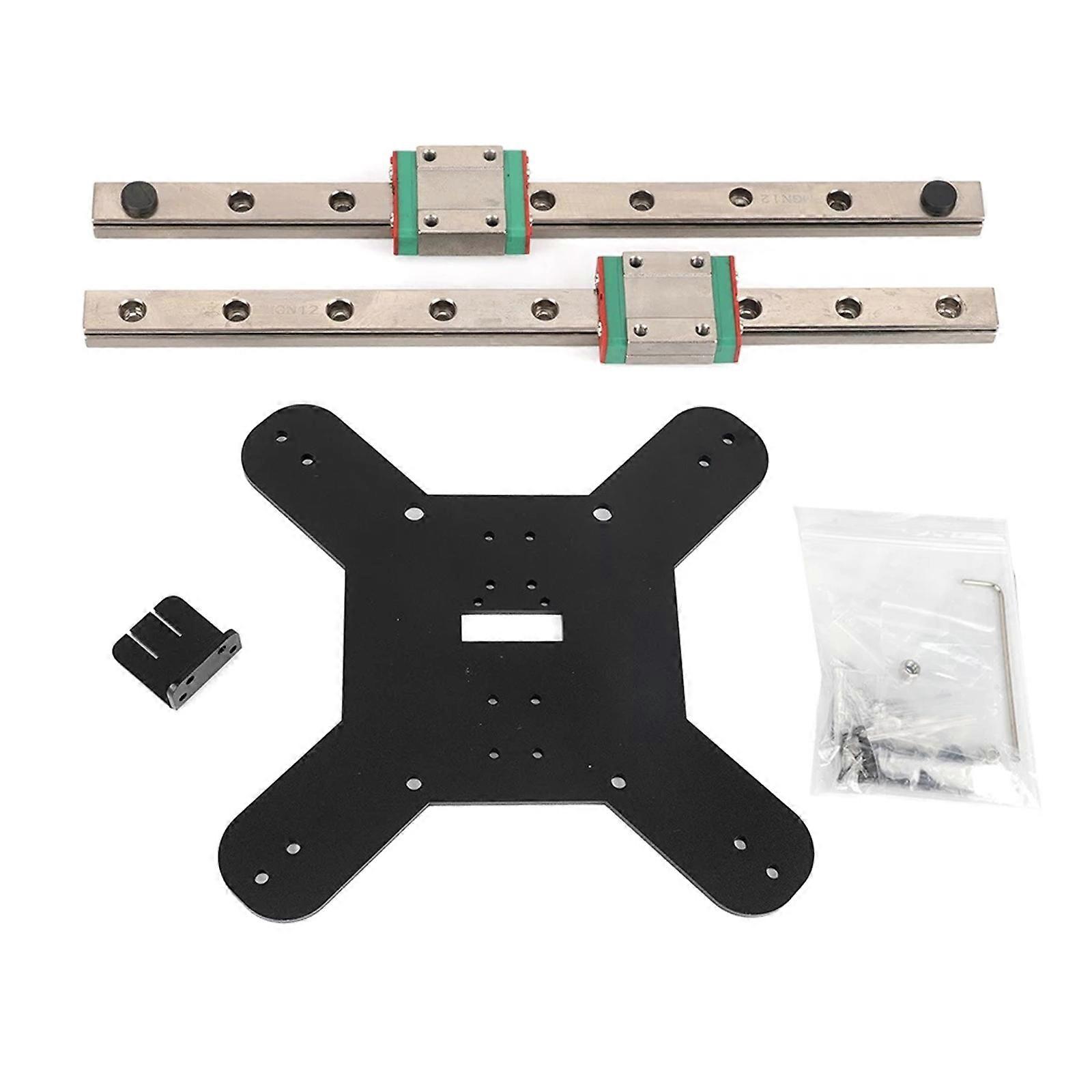 Y-Axis Printing Platform Support Board 300mm Guide Rails with Slider KP3S Pro Upgrated Part for Kingroon 3D Printer