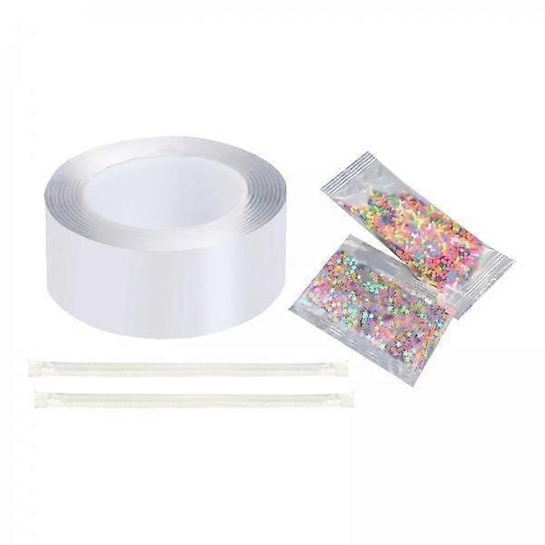 2xBlow Bubbles Double Sided Tape Adhesive DIY Crafting Transparent Color