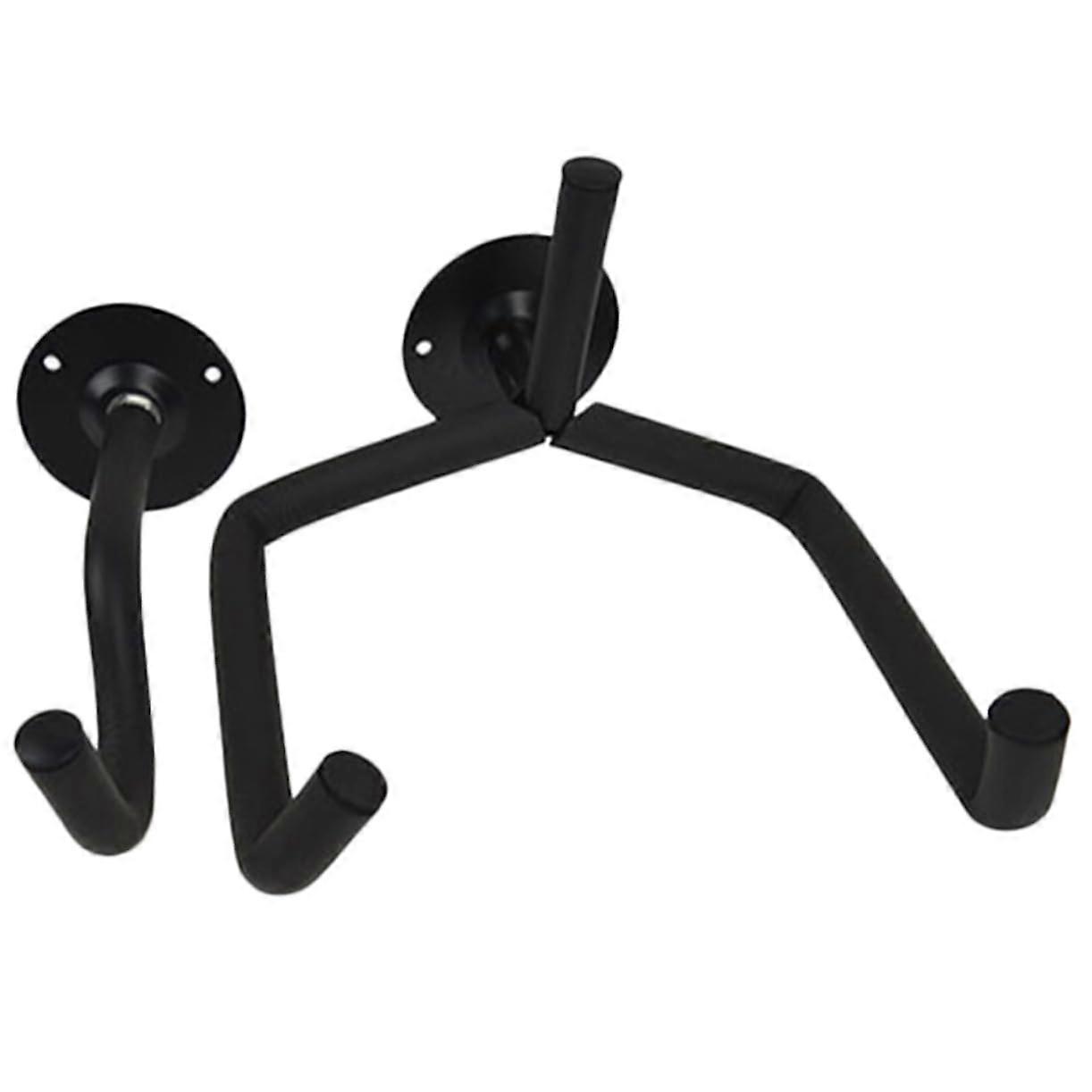 Versatile Guitar Wall Mount 2 Pack Iron Horizontal Rack for Violins, Ukuleles, Basses, and Guitars Display