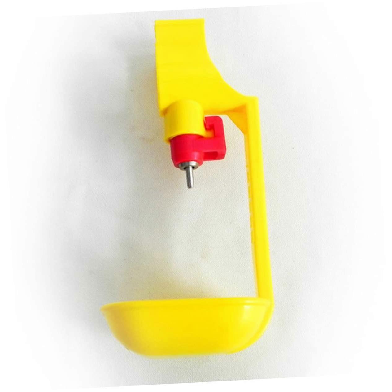 10 Pieces Automatic Chicken Waterer Integrated Drinking Fountain for Poultry Farms, Duck and Goose Water Supply System