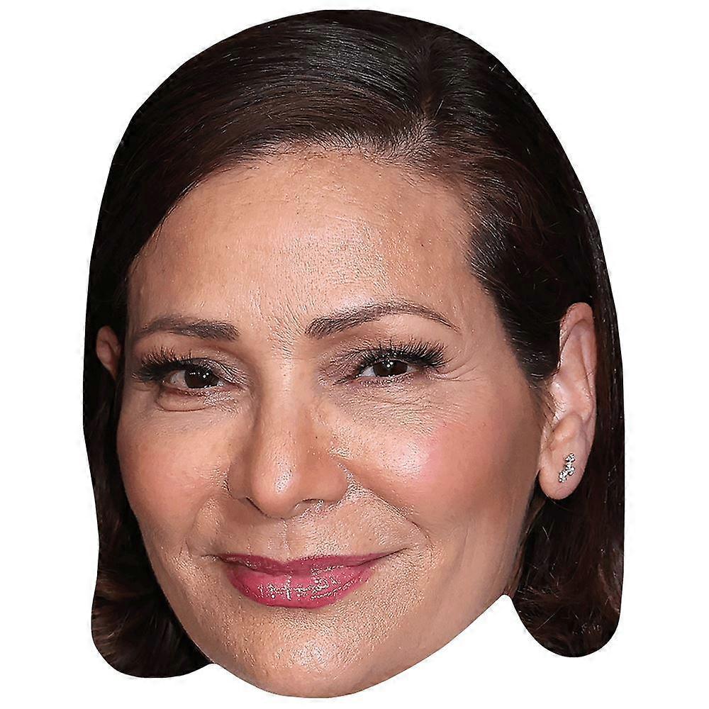 Constance Marie (Smile) Celebrity Mask, Flat Card Face