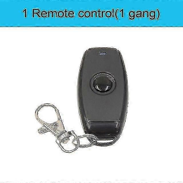 433mhz Wireless Push Button Smart Light Switch Remote Control 90-250v 10amp 1ch Rf Relay Receiver Transmitter For Fan Lamp