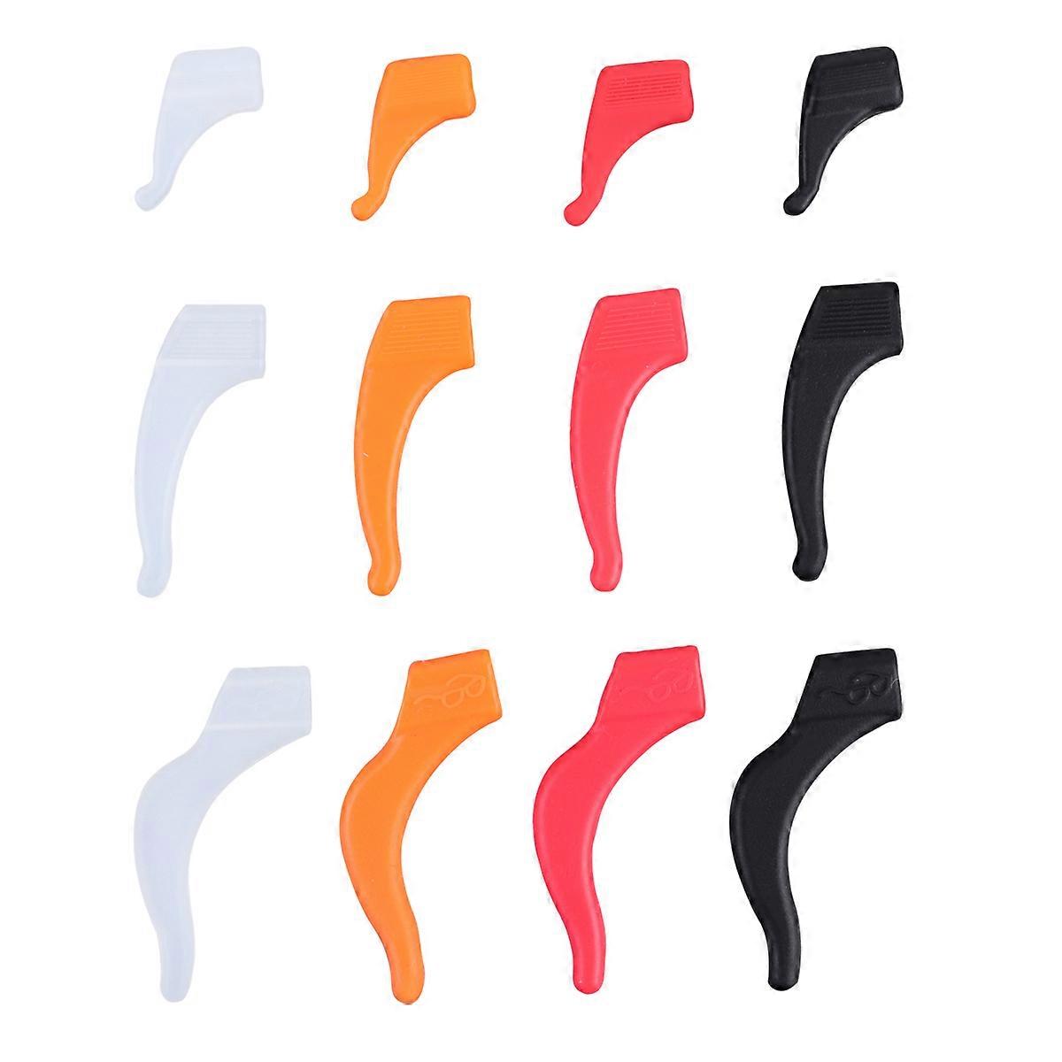Non Slip Silicone Eyeglass Holders Flexible Ear Hooks for Comfortable, Durable Eyewear Ideal for Students, Active Adults, Sports & Outdoor
