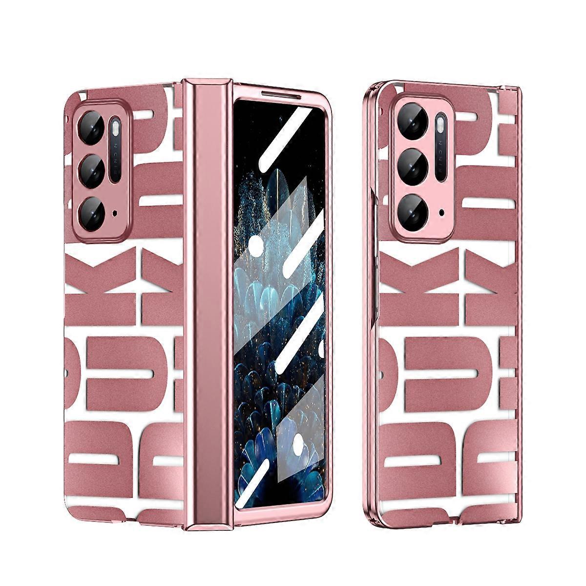 Integrated Electroplating Folding Phone Case with Hinge