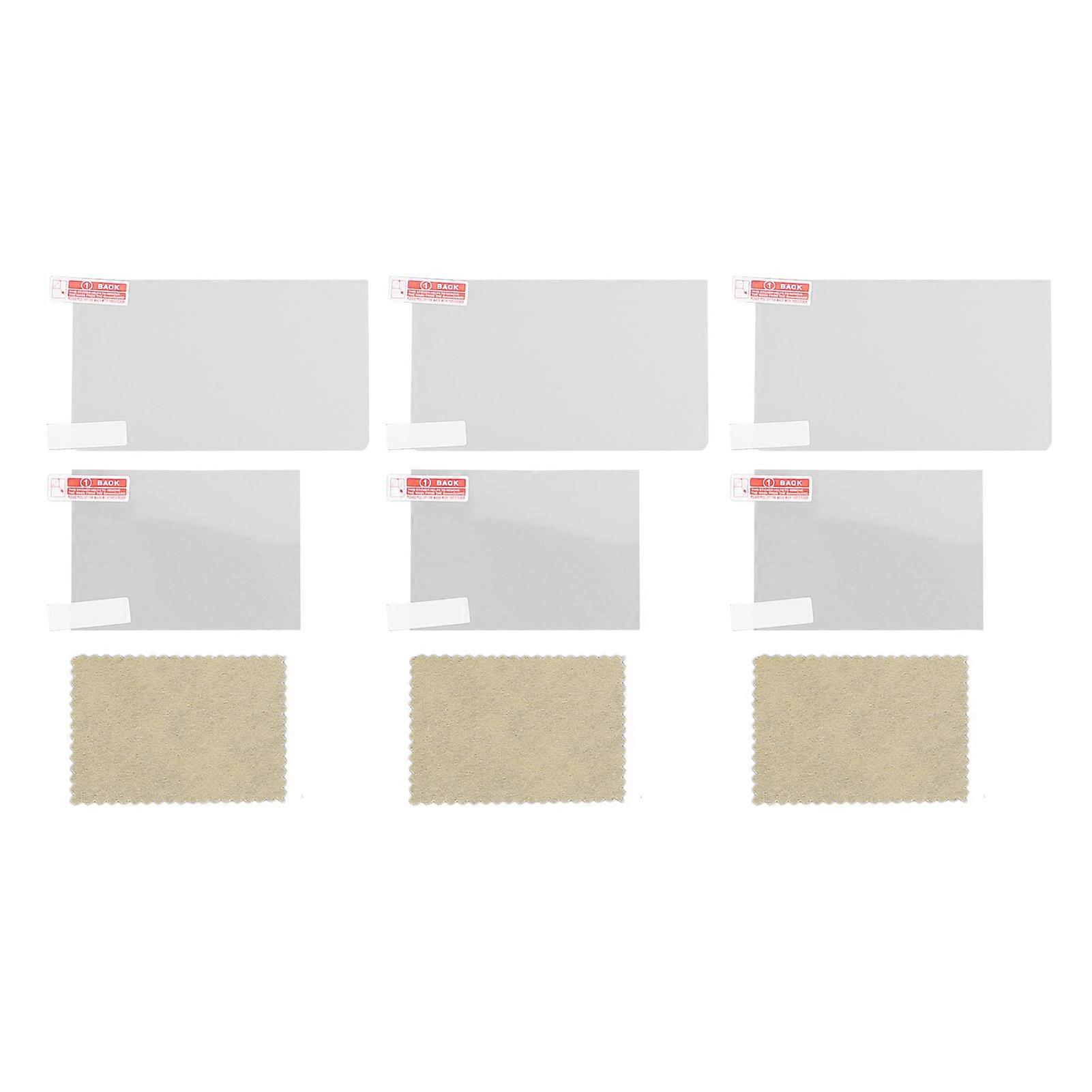 3 Sets Screen Protector Ultra Clear Anti Blue Light Scratch Resistant 9H Hardness PET Film for New 3DS XL LL Console Handheld System