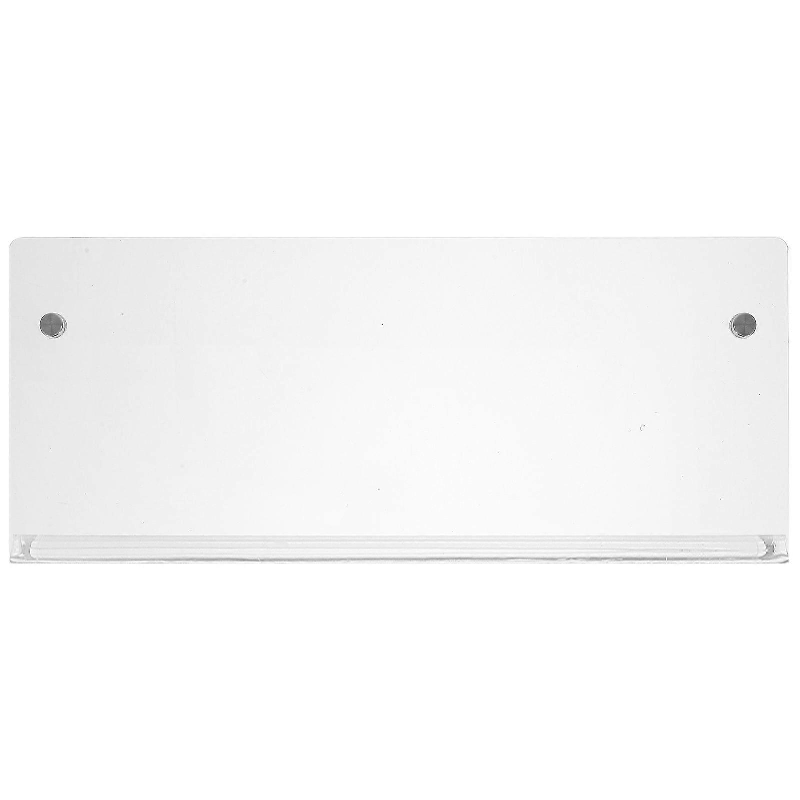 Wall Shelf Clear Floating Shelf for Room Decor Acrylic Mounted