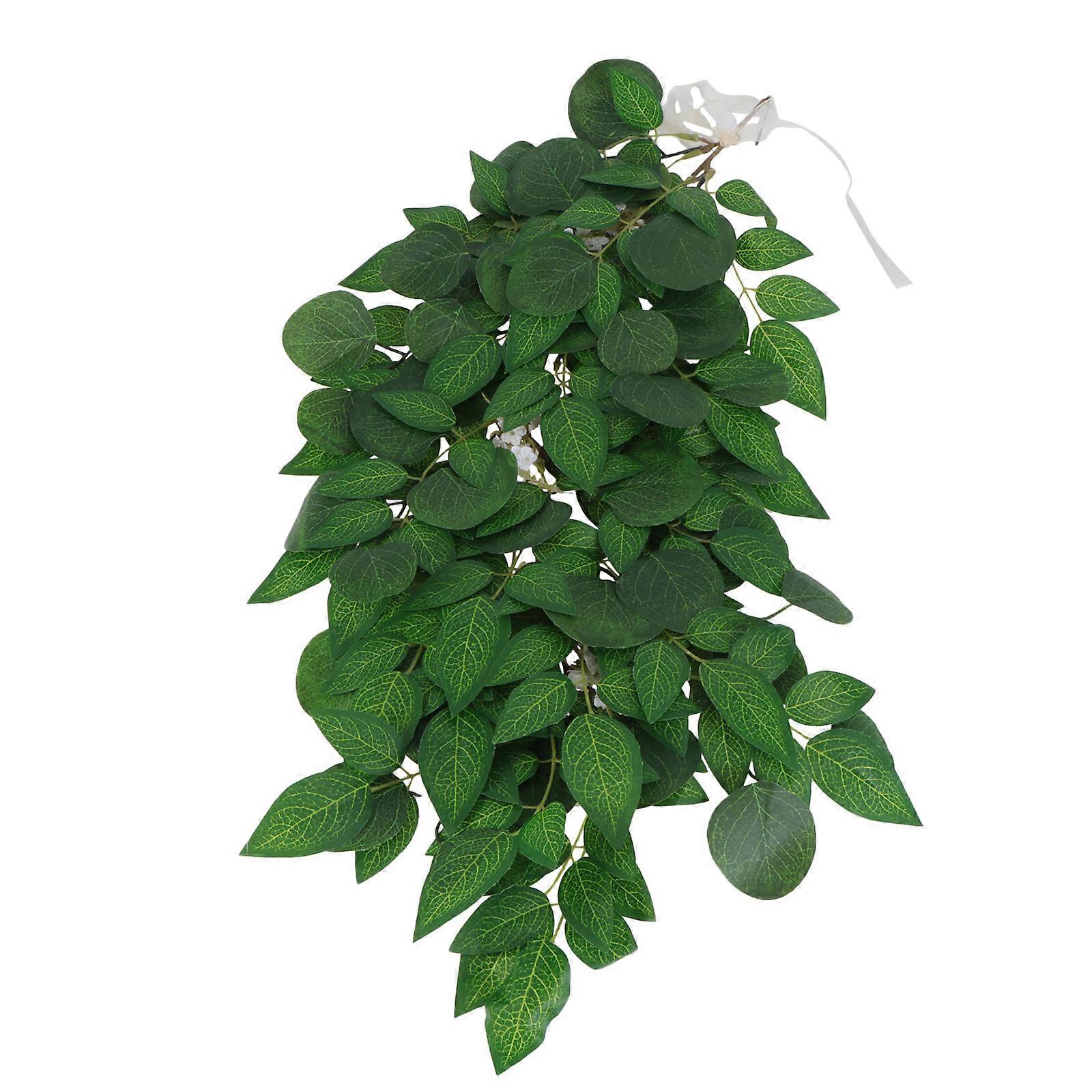 Artificial Rattan Hanging Ornament with Dense Green Leaves – Stylish Wall Decoration for Home, Wedding, and Party – Easy Install, Eye Catching Design