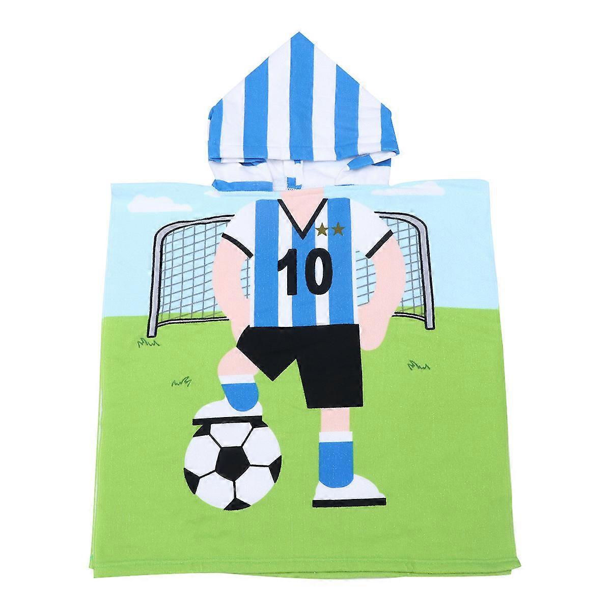 Hooded Kids Beach Towel Creative Bath Towel Cape Chic Beach Towel Cloak for Water Park 33.9x22 Inch Printing and Dyeing 1Pack