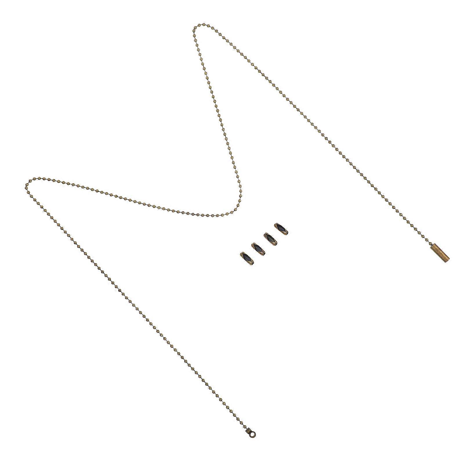 Ceiling Fan Pull Chain Switch with Beaded Chain Extender for Fans, Wall Lamps, and Bedside Lights – Easy Installation and Versatile Lighting Control