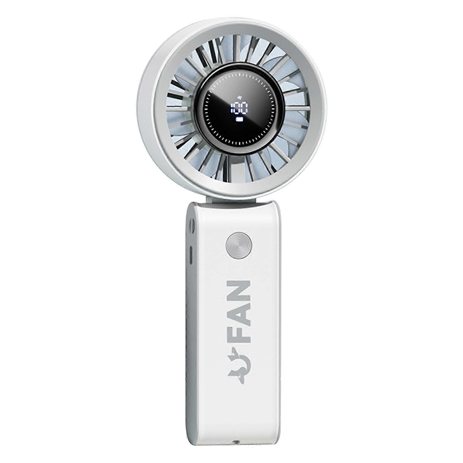 Portable Mini Turbos Fan 1-100 Speed Adjustables Low Noise Cold Fan for Hiking