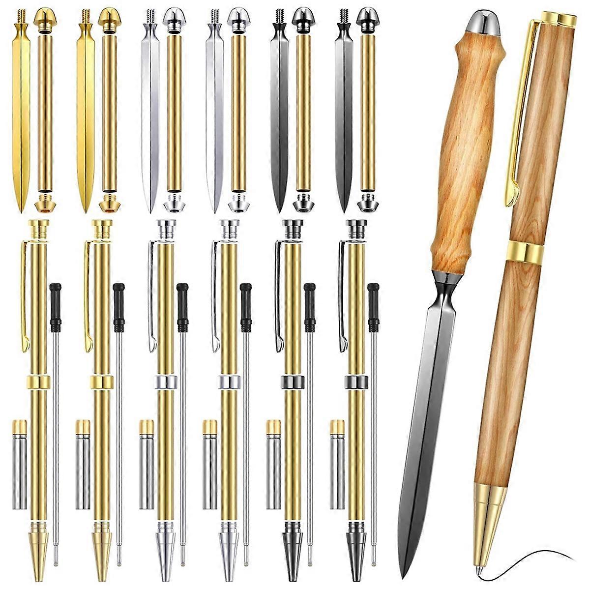 Letter Opener Kit and Pen Kits for Woodturning Project 7mm Envelope Slitter Paper Mail Opener Tool