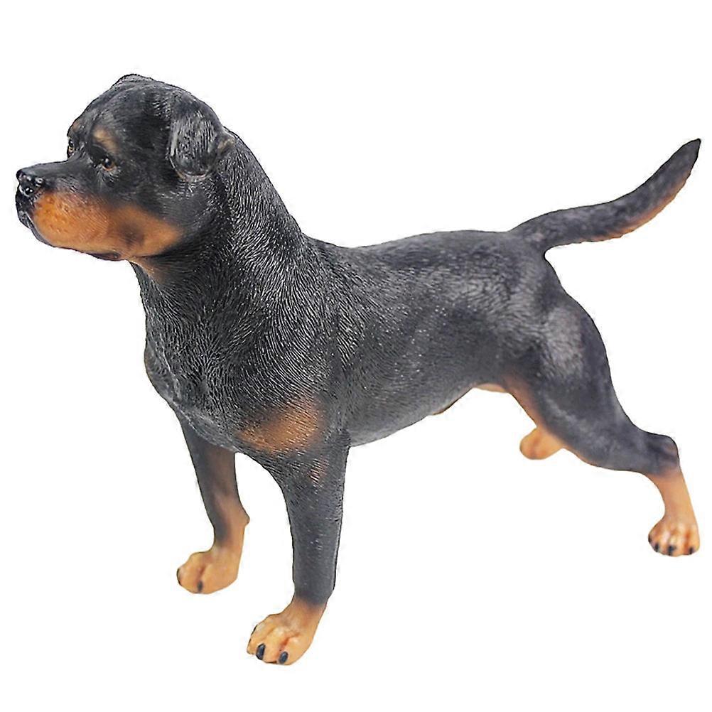 Dog Figure Plastic Standing Design Home Adornment present 1Pack