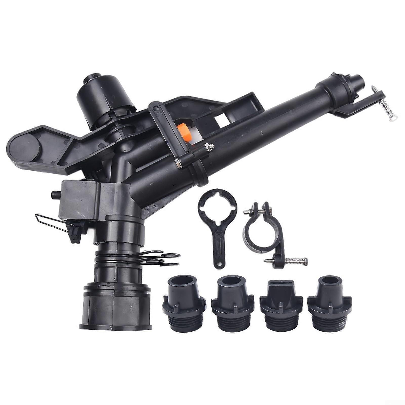 3.8 cm Internal Thread Sprinkler Head Adjustable Rocker 360° Rotating Irrigation System for Garden Farms Orchards