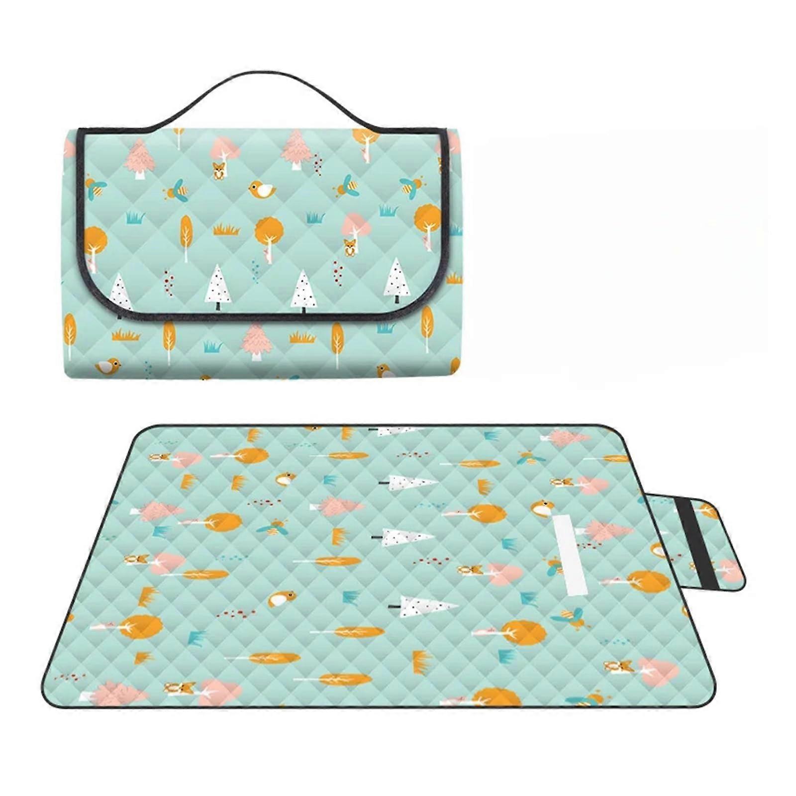 Picnic blanket Extra large, soft, comfortable for outdoor picnic (200x200CM)